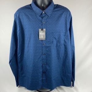 Van Heusen Never Tuck Men’s Button Down Sz. XXL